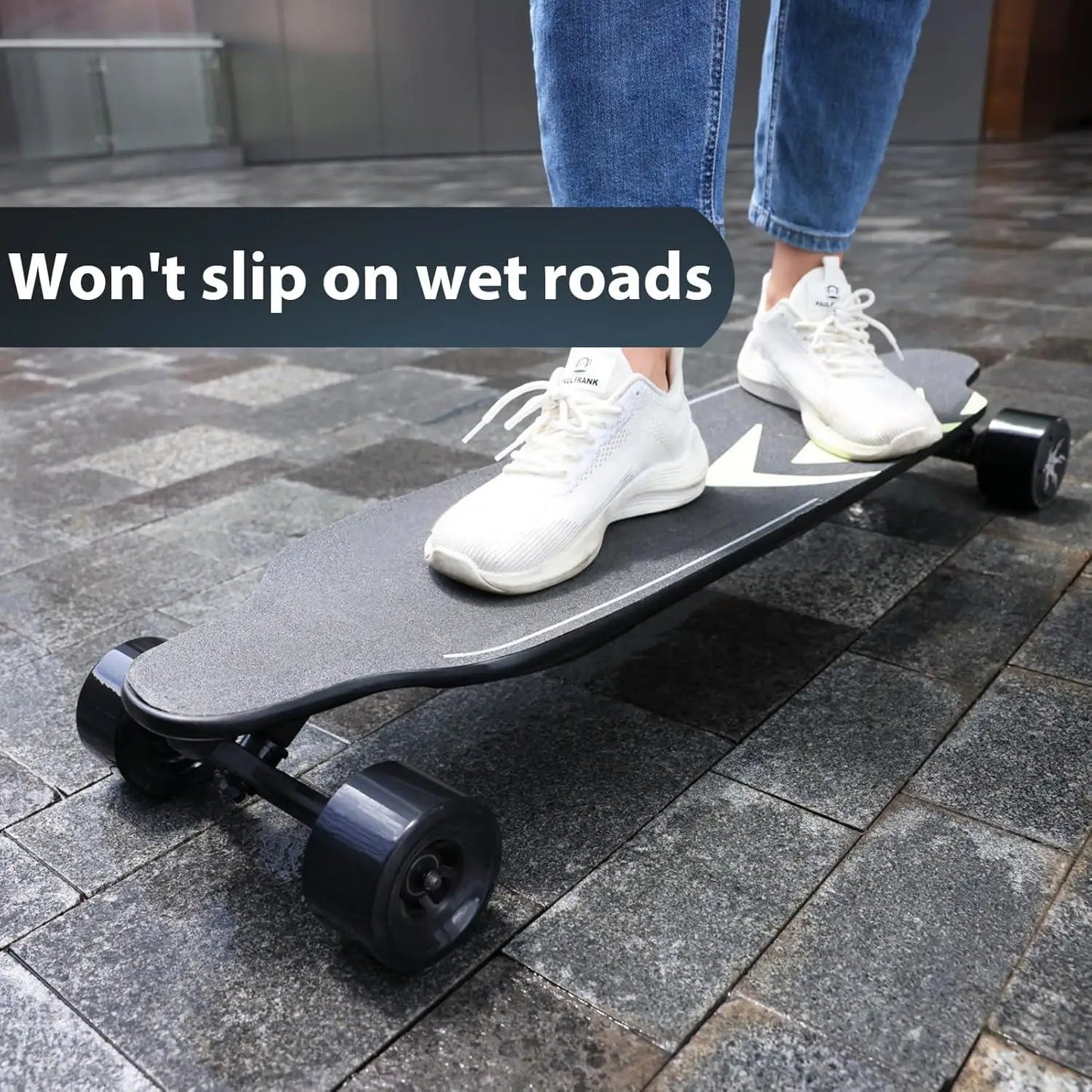 38" Electric Skateboard with Remote Control, 1200W Brushless Motor,