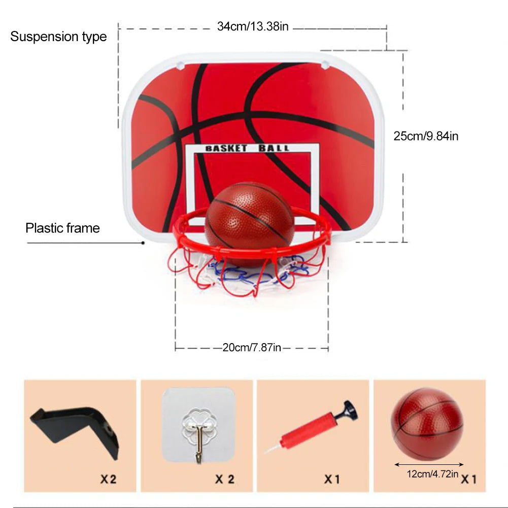 Basketball Hoop with Ball and Pump Mini Basketball Hoop Adjustable