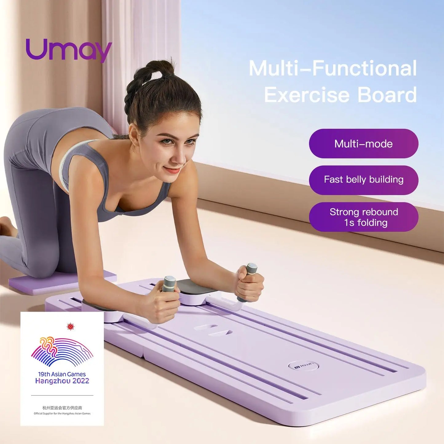 Multifunctional Ab Exercise Board, Home Pilates Reformer for Abdominal