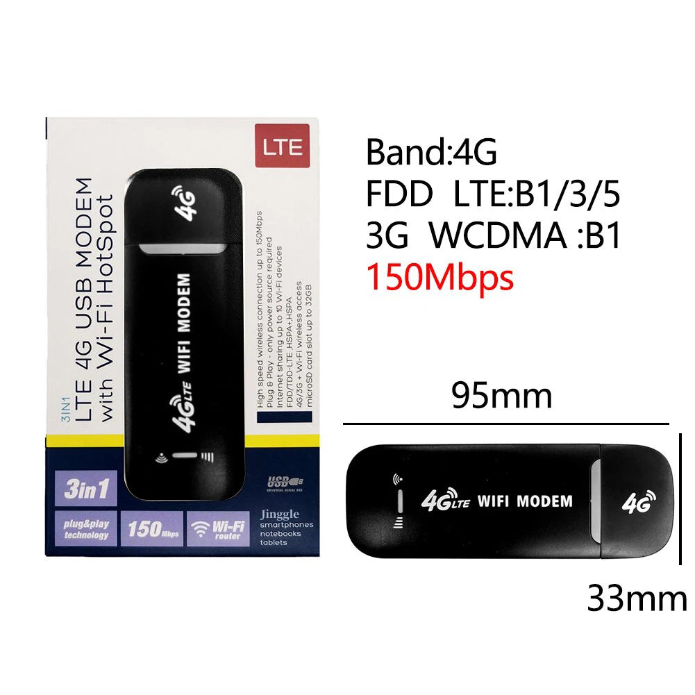 4G/5G Mobile WIFI Router 150Mbps 4G LTE Wireless Router