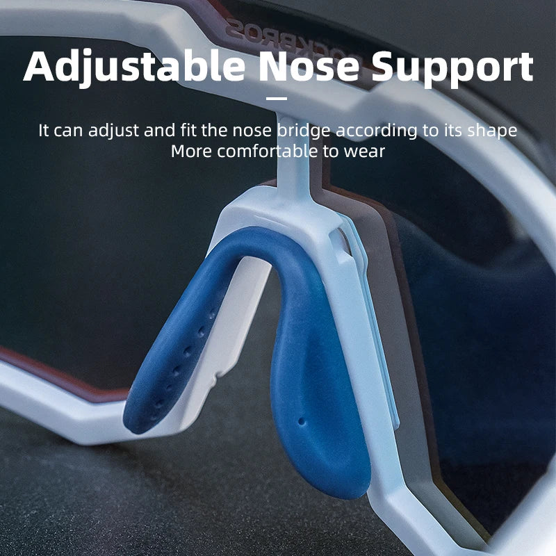 Polarized Photochromic Bike Glasses Outdoor UV400 Bicycle Eyewear Sunglasses