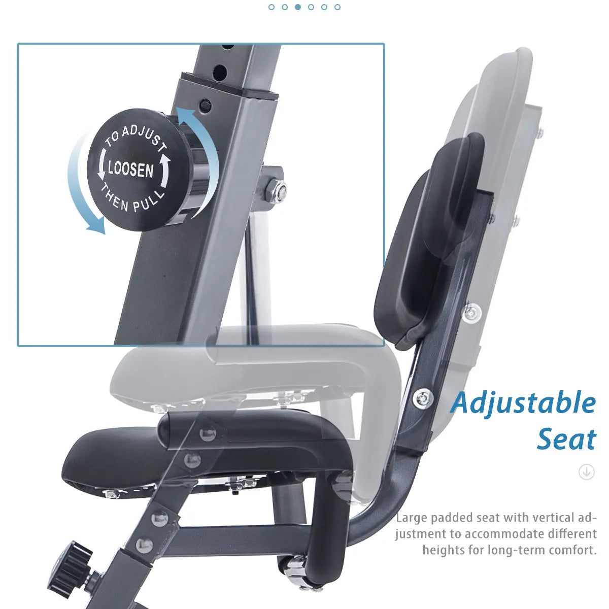 Metal Folding Exercise Bike Upright and Horizontal for Home Fitness