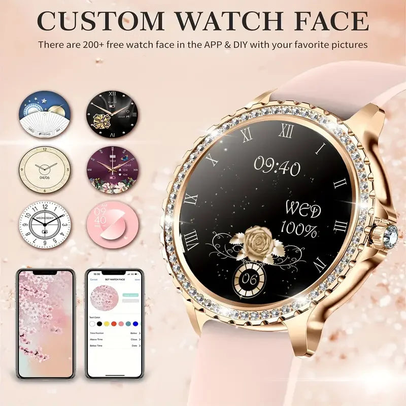 smart Watches for Women for Android and for iPhone Full Touch Screen Watch