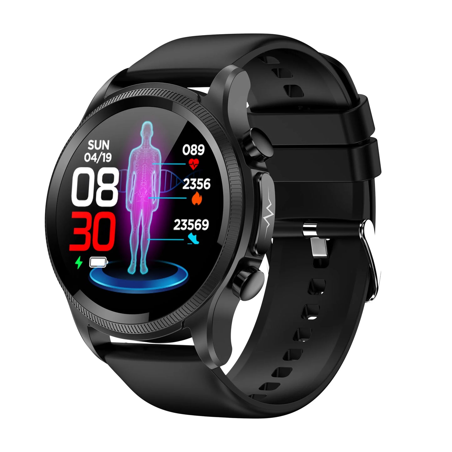 2025 New ECG Smart Watch Heart Rate Blood Pressure Blood Oxygen Sleep Monitoring ' Fitness Sports Watch For iPhone Android