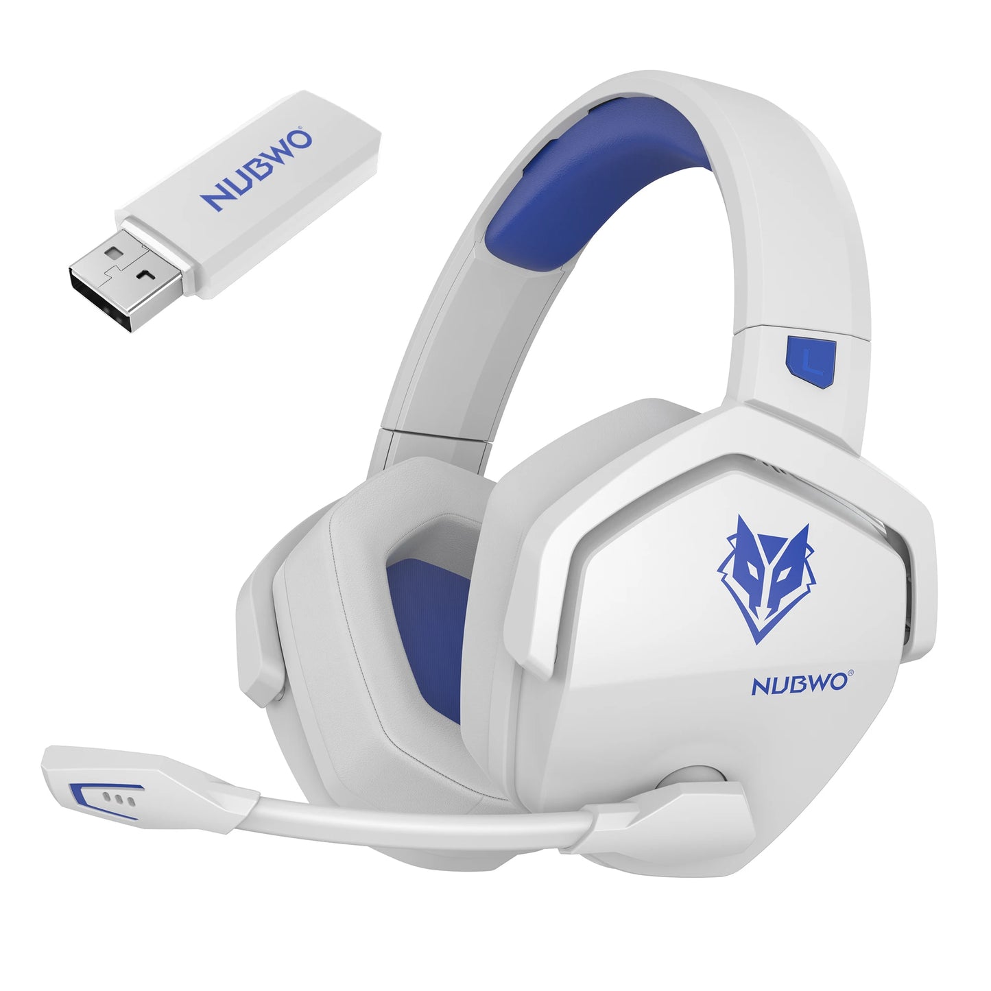 2.4G Dual Wireless Gaming Headset 5ms Low Latency 7.1 Surround