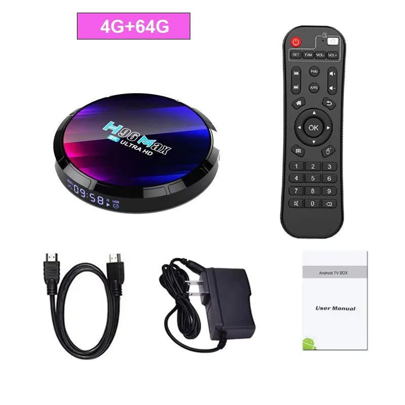 Android Smart TV WIFI6 smart Streaming Media Player