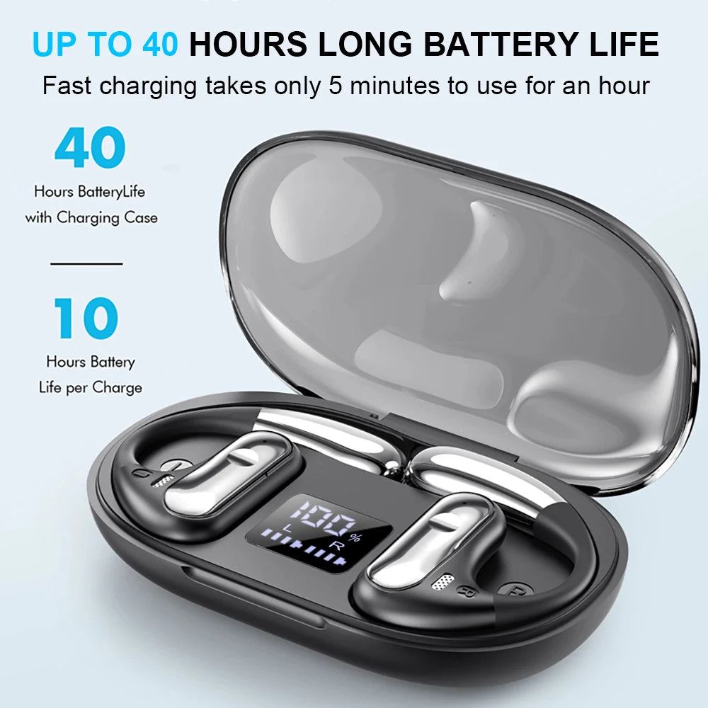 TWS Wireless Bluetooth Earphones Gaming Sport Stereo Ear hanging type