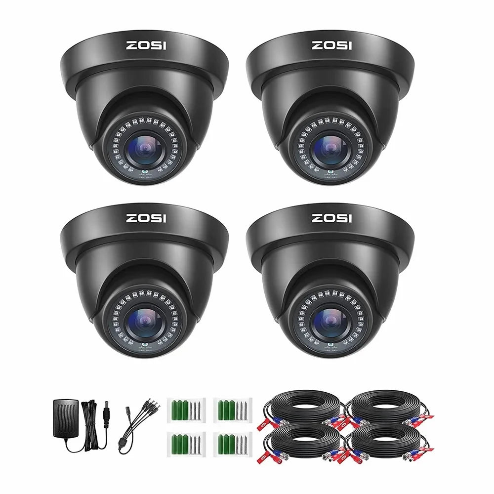 4Pack 2.0MP HD 1080P Security Cameras Kit Indoor Outdoor Home CCTV