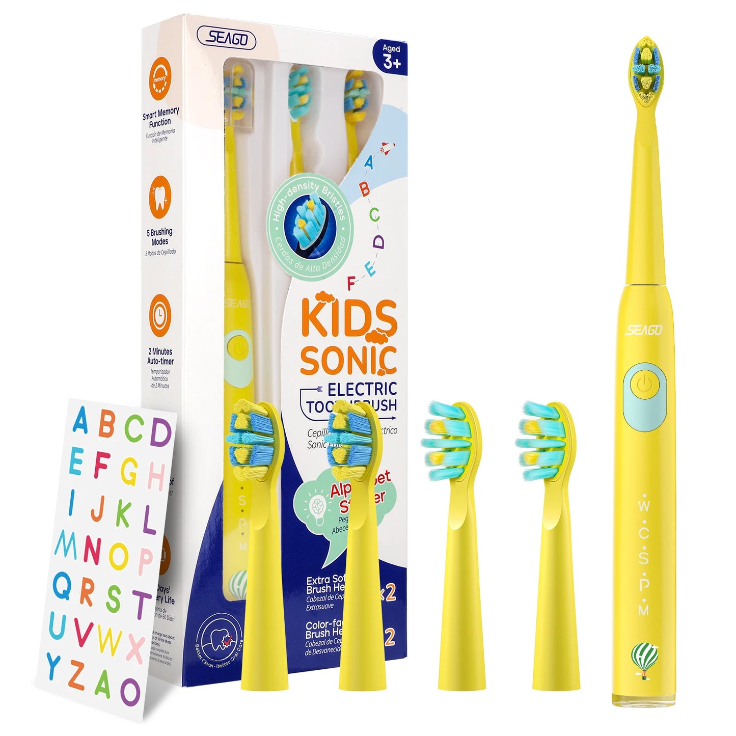 ids Electric Toothbrush for 6+Years 5 Modes Rechargeable Waterproof