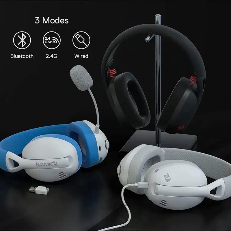 Redragon H848 Headset Bluetooth Wireless Gaming Lightweight 7.1 Surround Sound