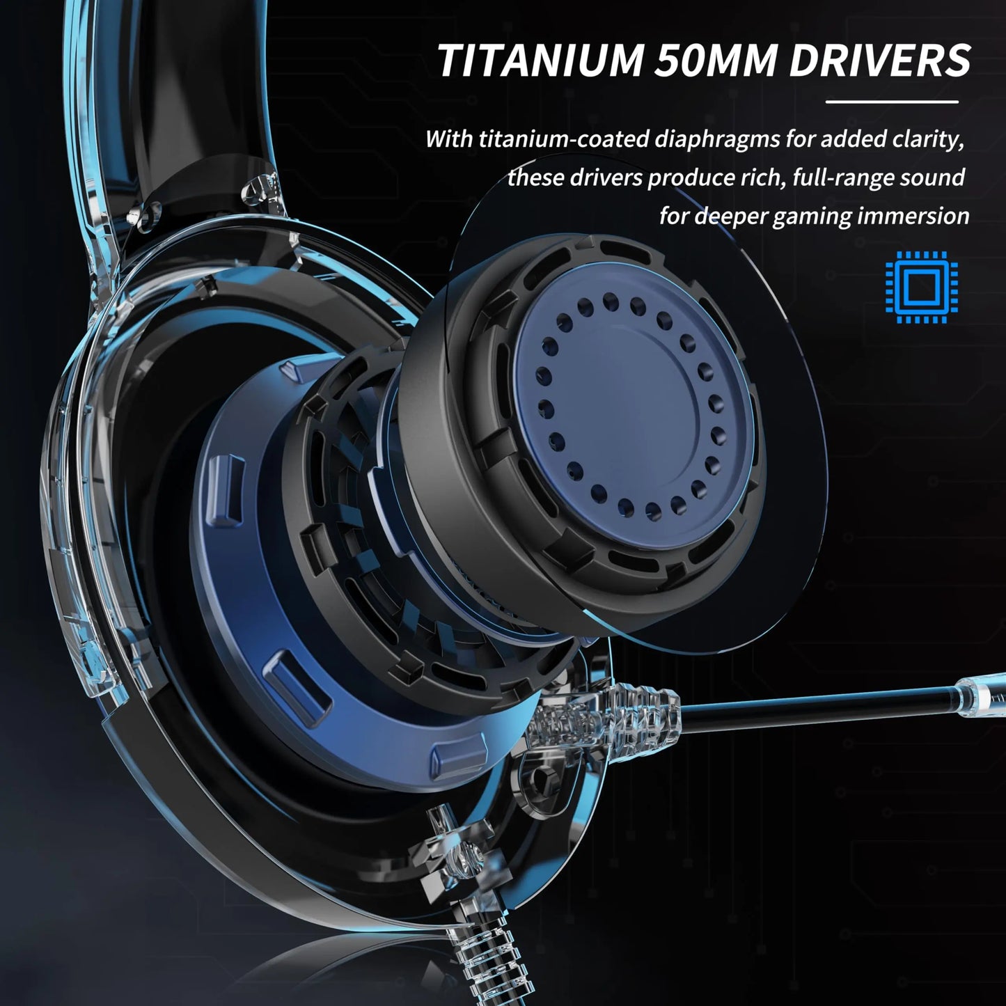 Gaming Headset with Mic for PS4 PS5 Xbox Series X|S Xbox One PC Switch