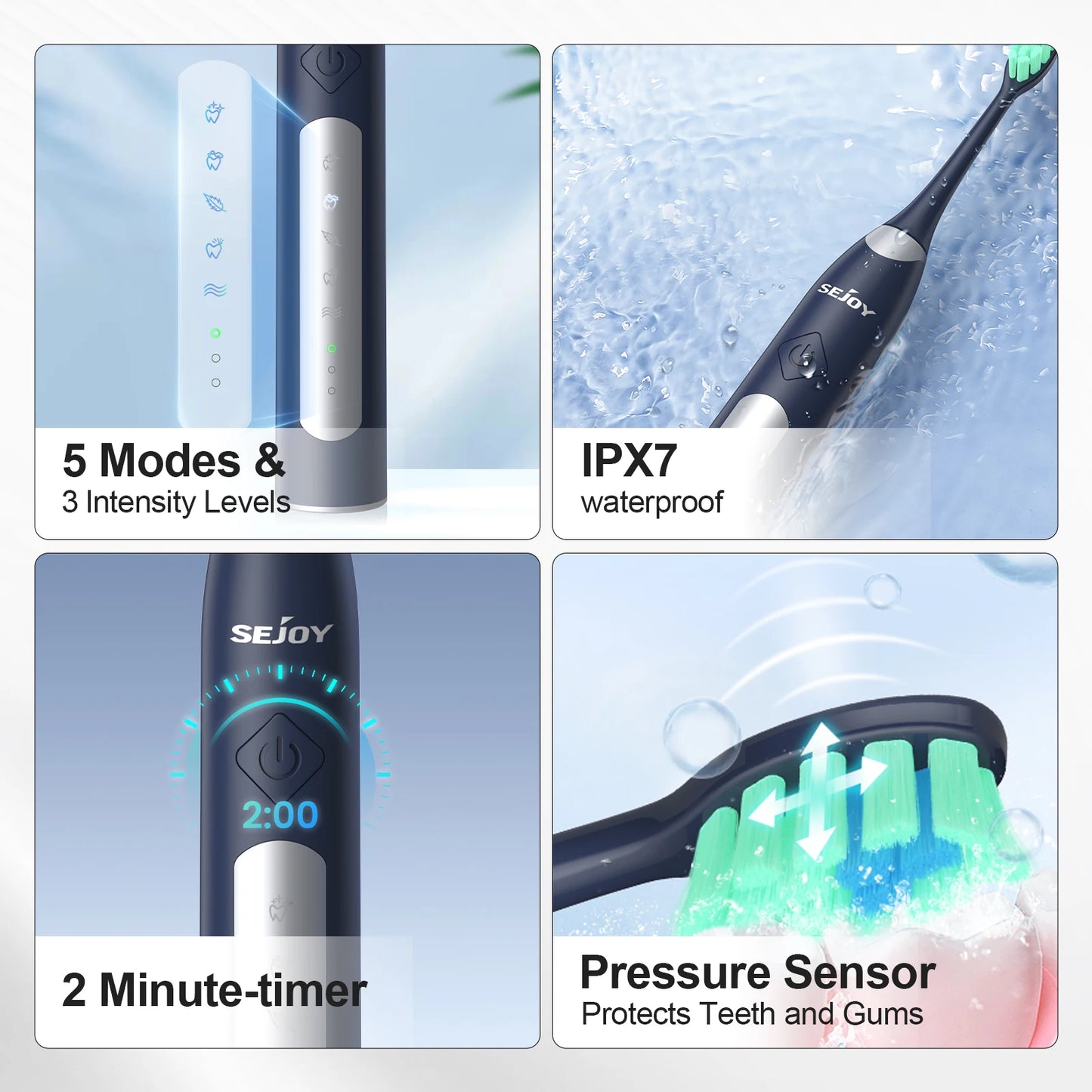 Oral Cleaning Personal Sonic Electric Toothbrush Care Appliances