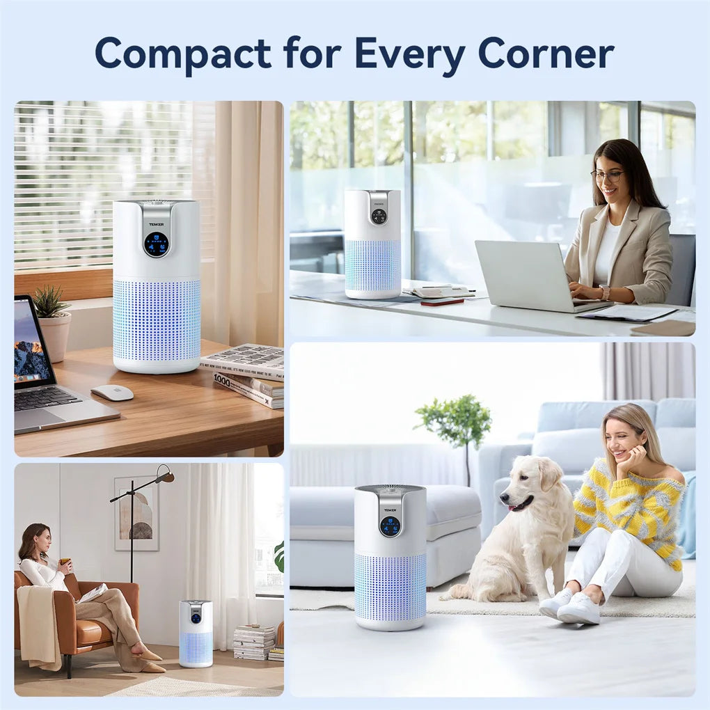 Tenker Air Purifier for Home Large Rooms Up to 1500ft² with Aromatherapy, HEPA Air Purifier