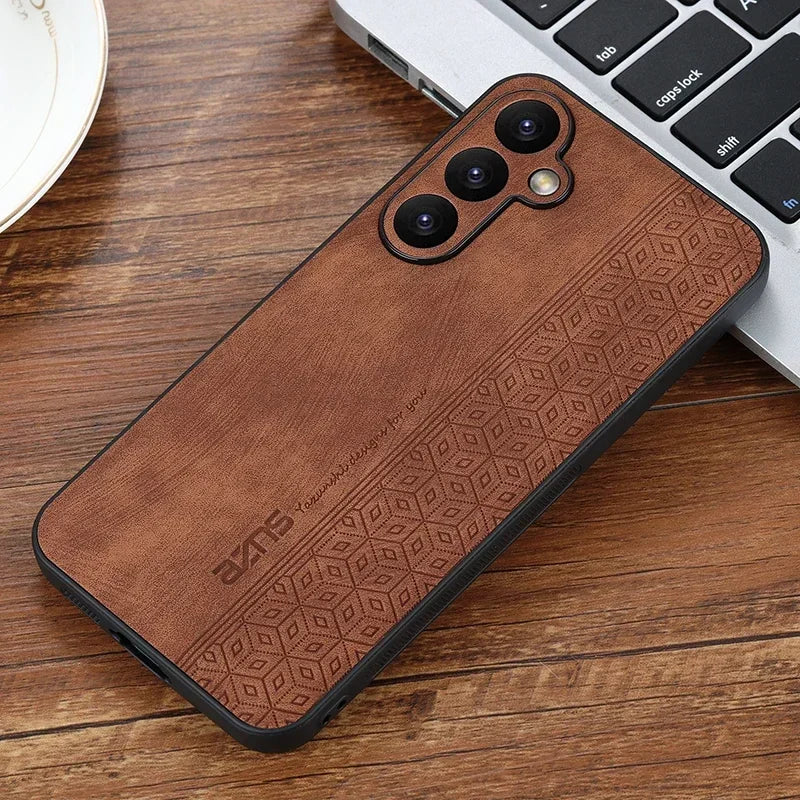 Luxury Leather Phone Case For Samsung Galaxy A15 A25 A35 A55 5G Bumper