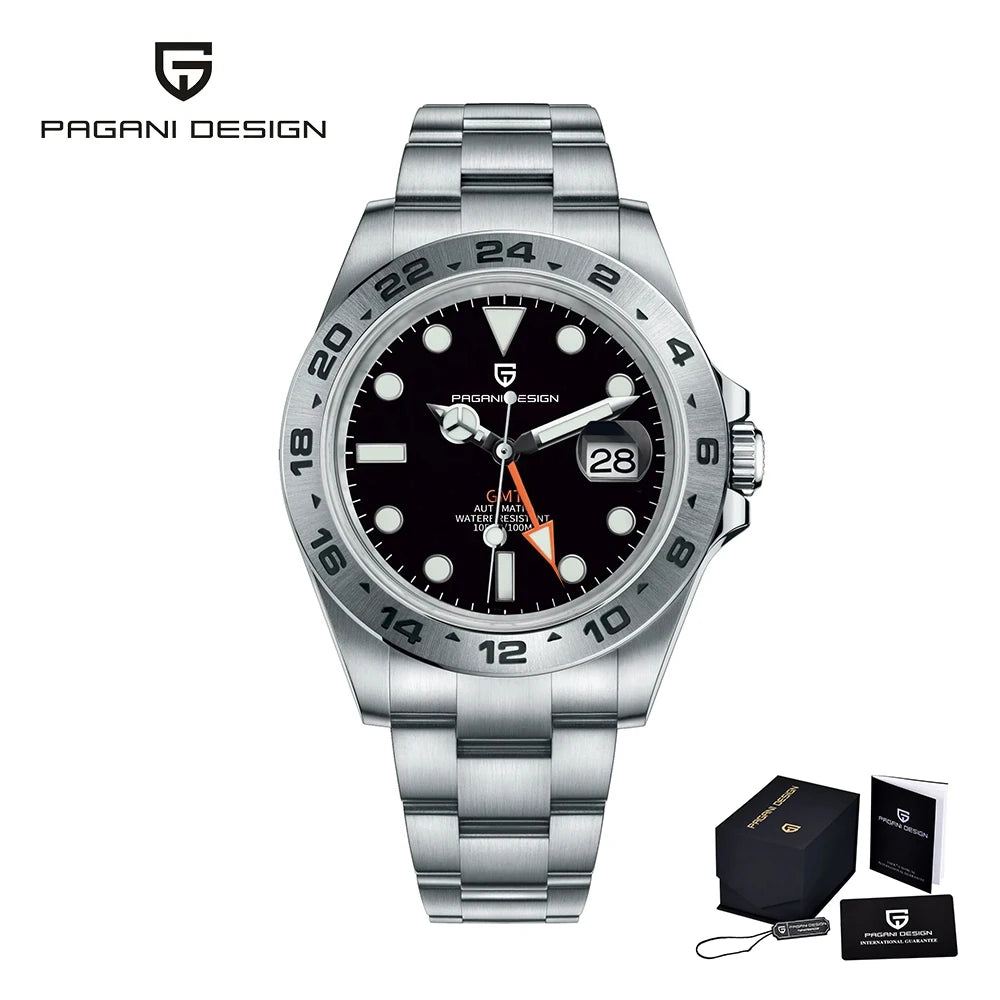 Design 2025 New 42MM GMT Watch Men's Automatic Mechanical Watches