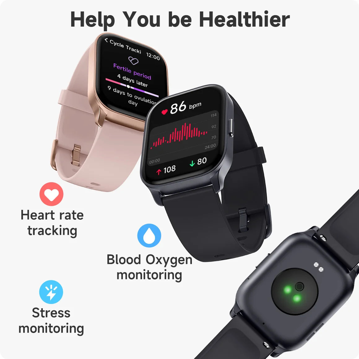 Smart Watch for Women With Answer/Make Calls,Alexa Built-in Fitness Track