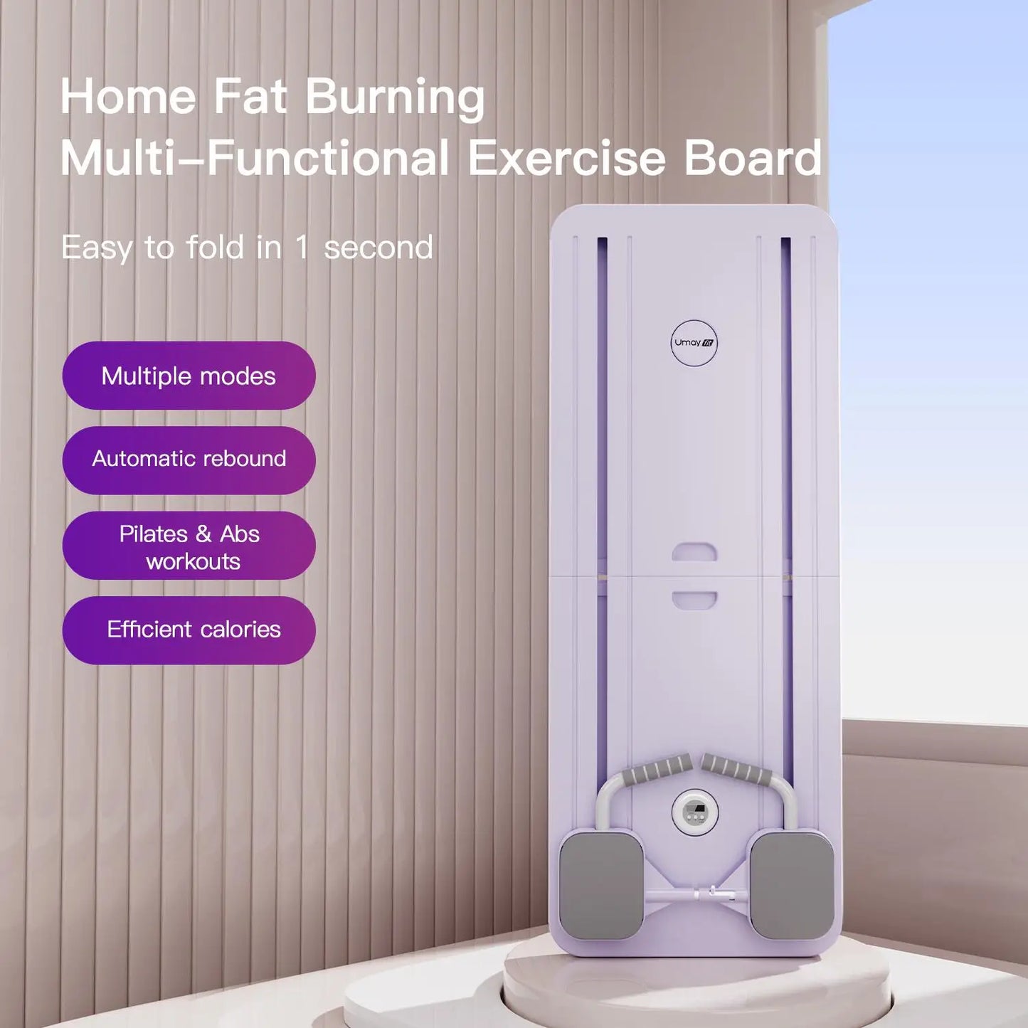 Multifunctional Ab Exercise Board, Home Pilates Reformer for Abdominal