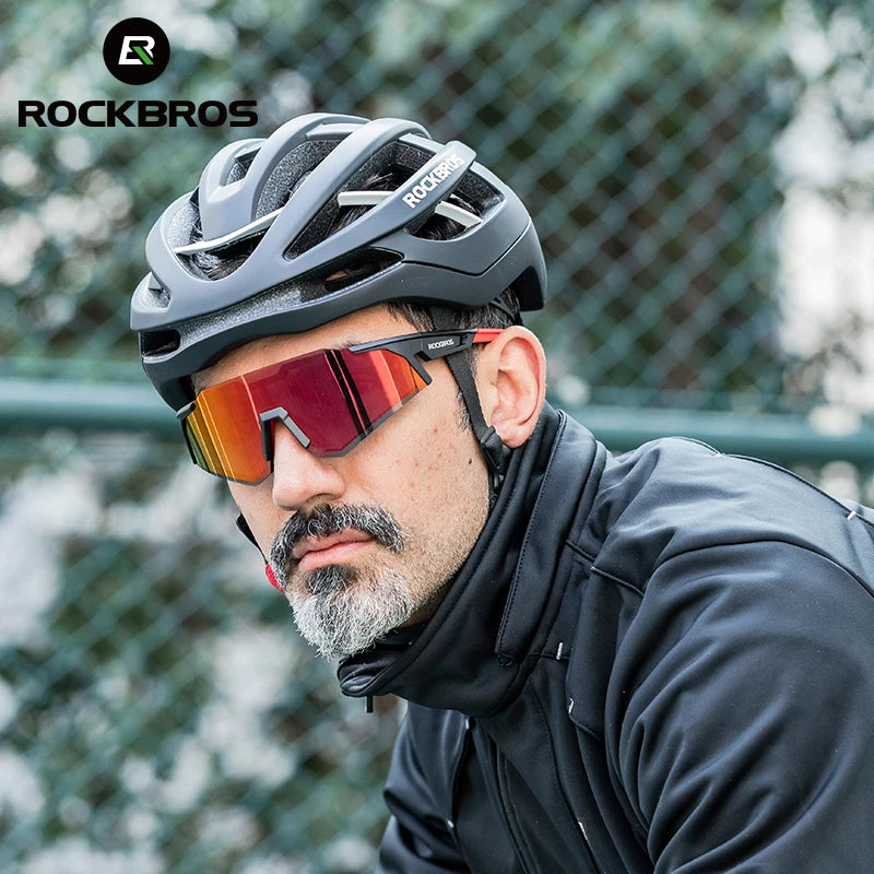 Polarized Photochromic Bike Glasses Outdoor UV400 Bicycle Eyewear Sunglasses