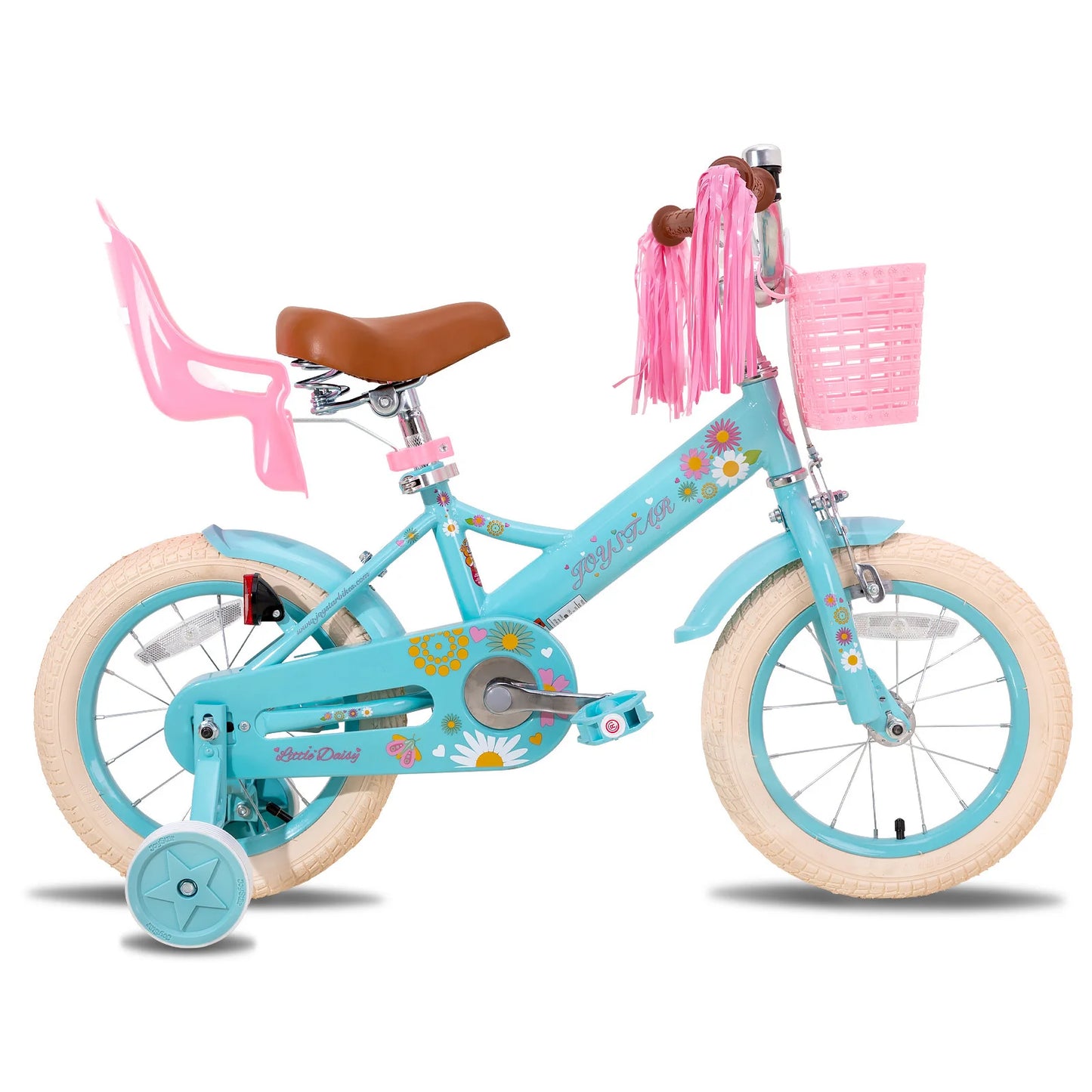 Little Daisy Kids Bike for Girls Ages 2-7 Years, Bikes with Doll Bike Seat