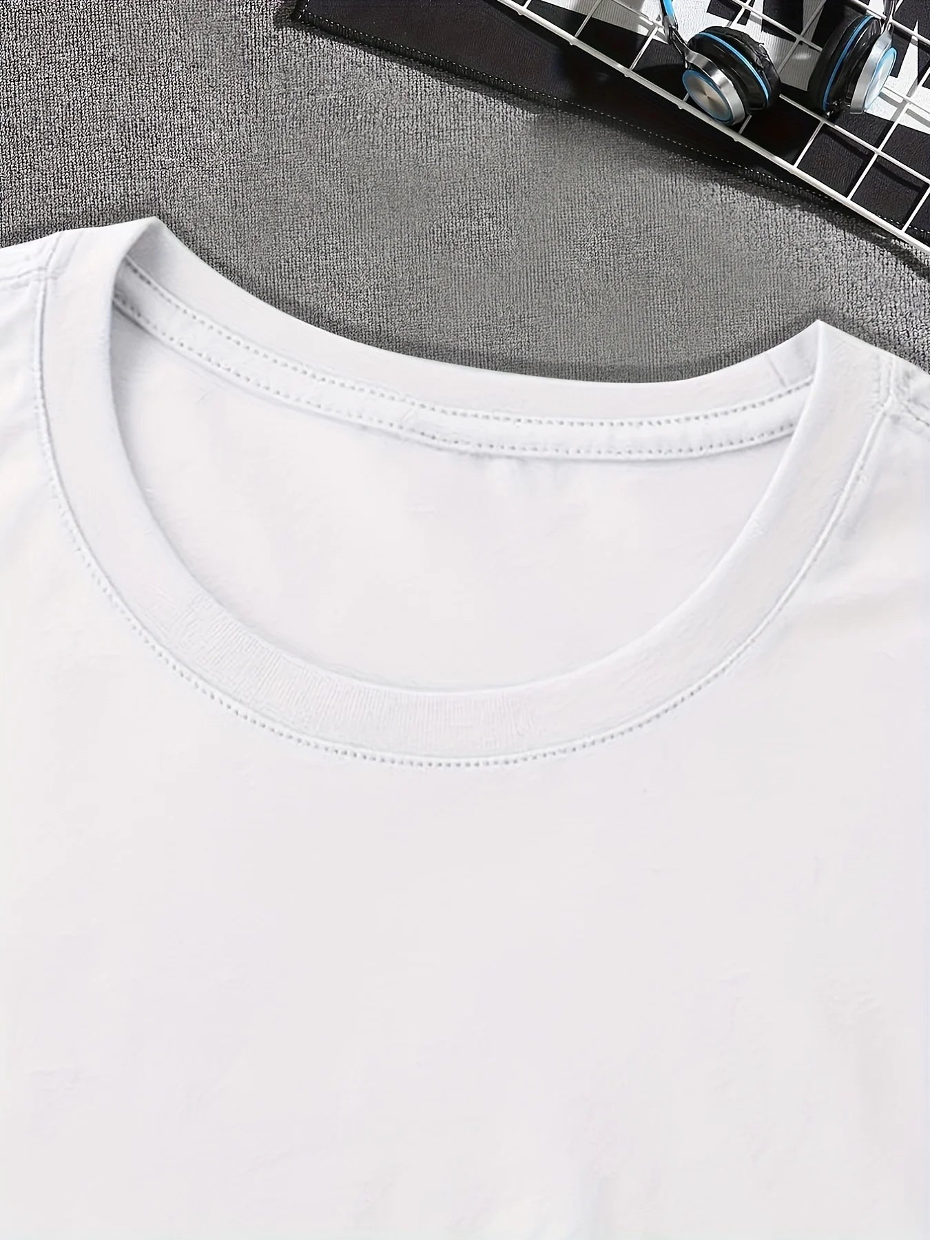 Extra Large Printed T-Shirt, Men'S T-Shirt, Summer Casual Short Sleeved T-Shirt,