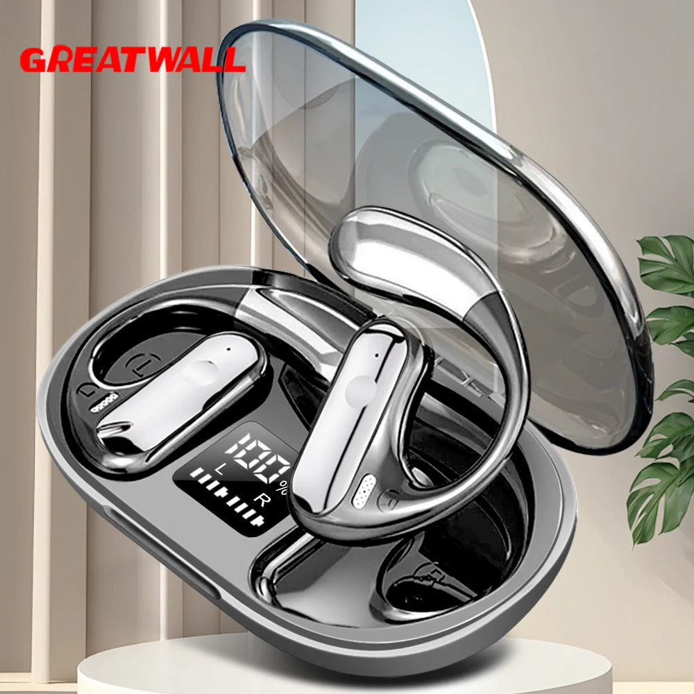 Wireless Bluetooth Earphones Gaming Sport Stereo Ear hanging type Headphones HiFi Music