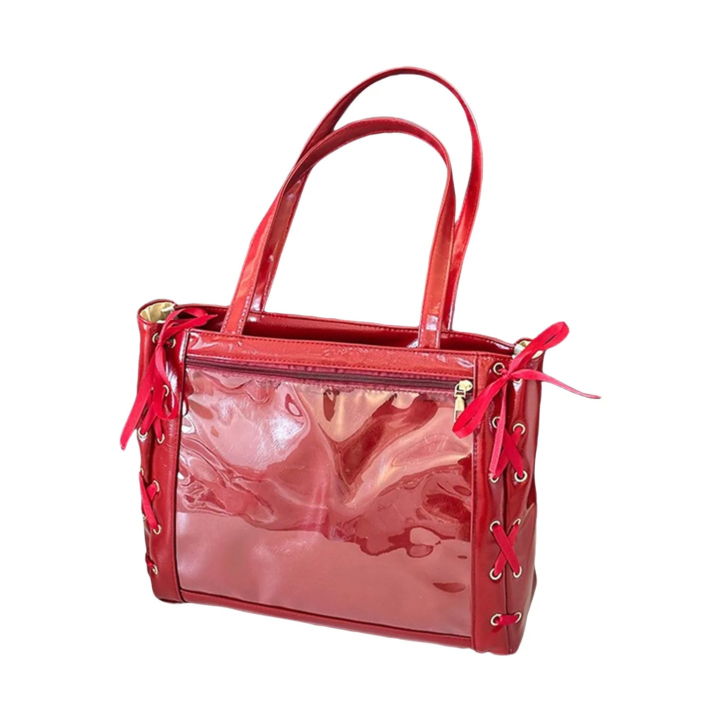 Japanese Kawaii Girls Itabag Large Capacity Pu Leather Shoulder Bag 2025