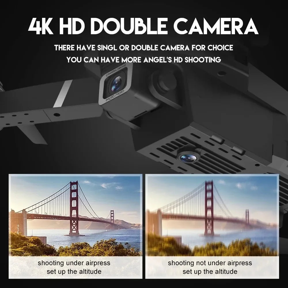 2025 E88Pro RC Drone 4K Professinal With 3 Battery 1080P Wide Angle HD