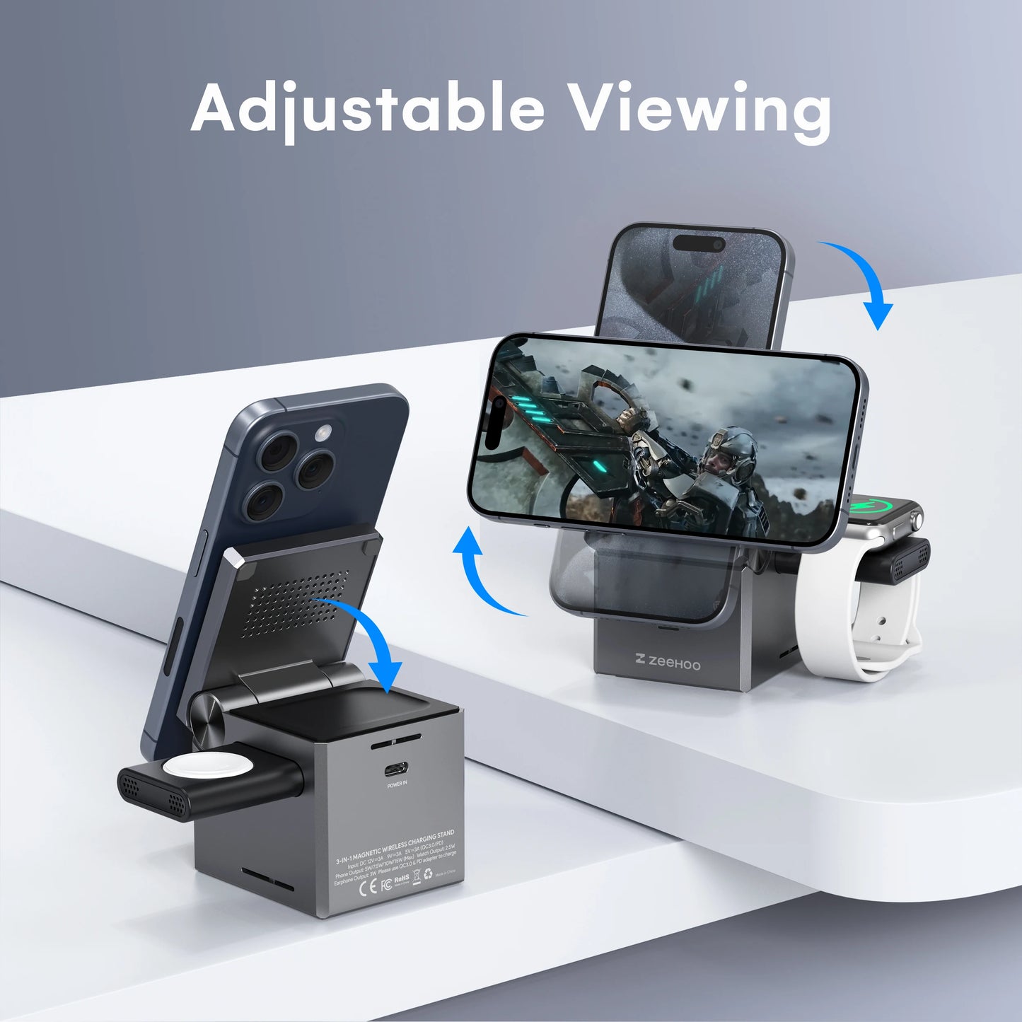 3 in 1 Charging Station Multiple Devices Apple, MagSafe