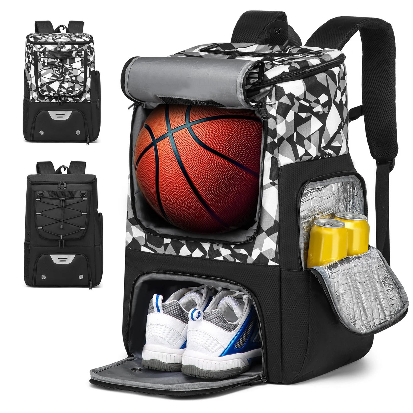 Sports Training Equipment Basketball Backpack with Separate Ball holder