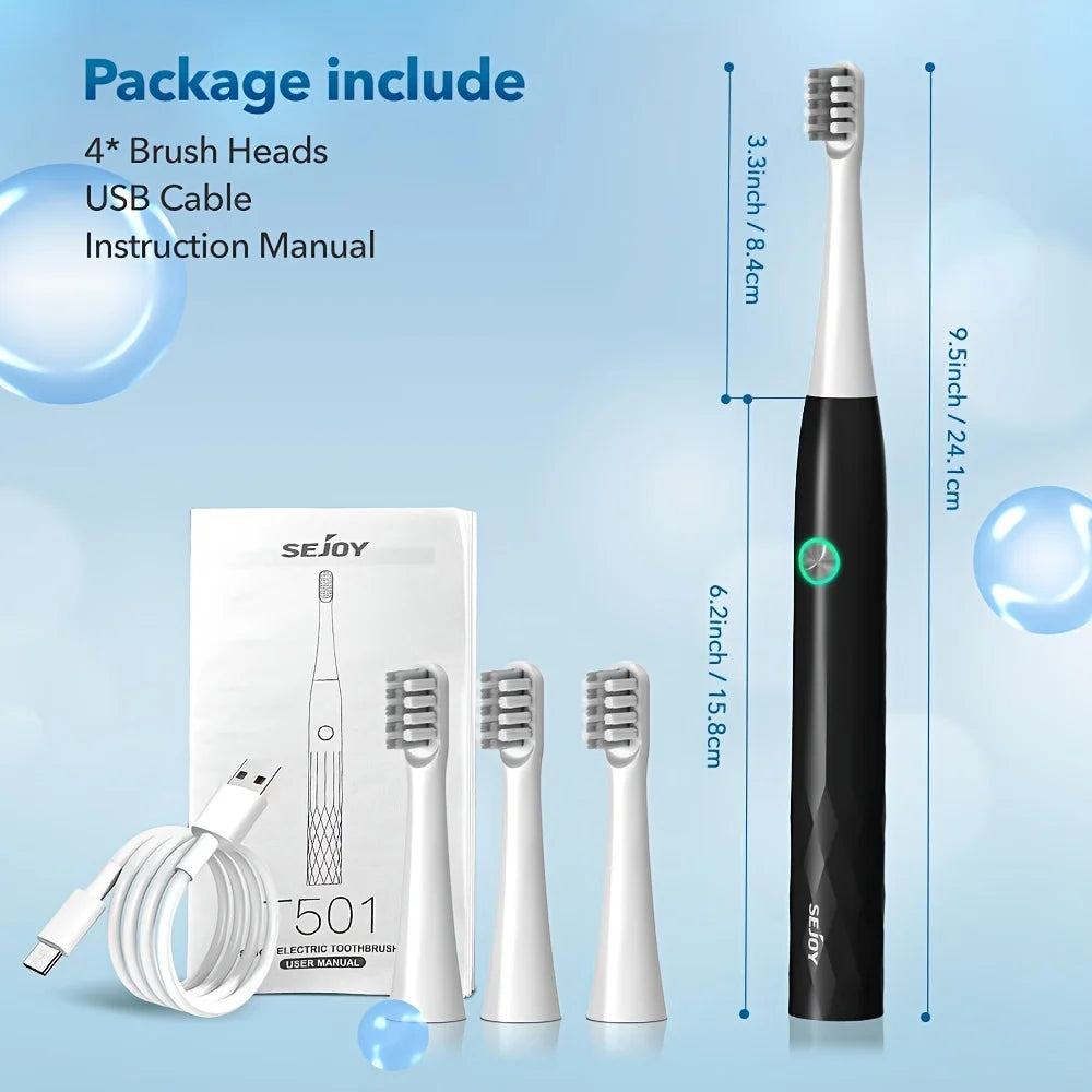 Sonic Electric Toothbrush Personal Care Appliances Oral Rechargeable
