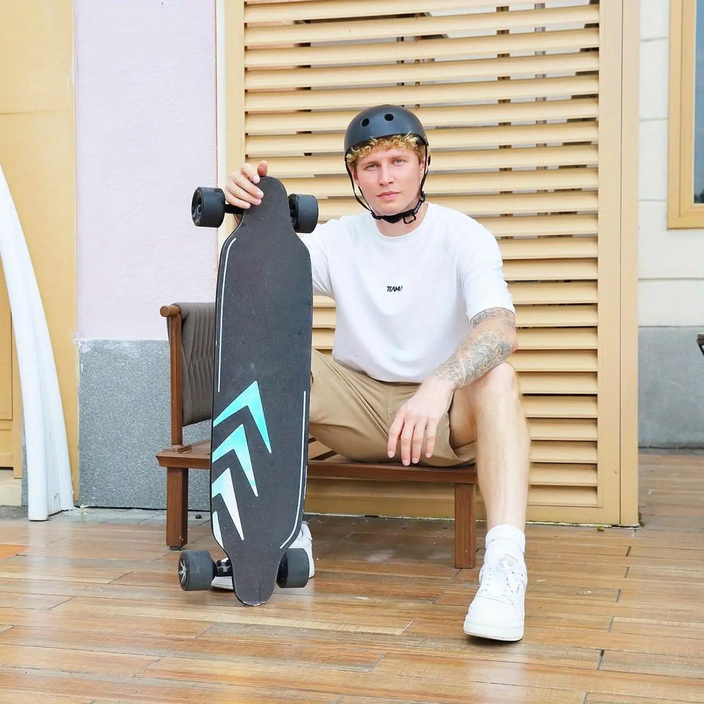 38" Electric Skateboard with Remote Control, 1200W Brushless Motor,