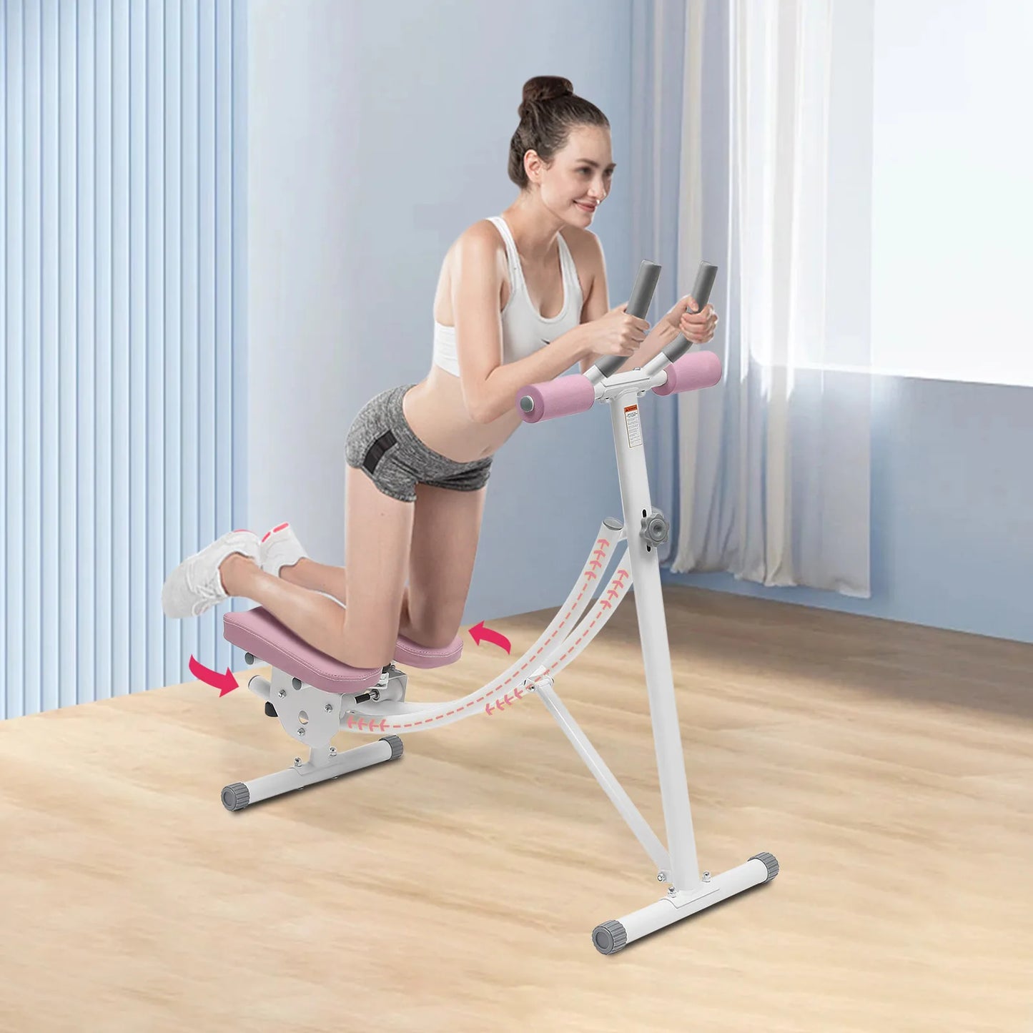 Ab Machine, 150kg/330lbs Weight Capacity, Foldable, Core & Abdominal Exercise