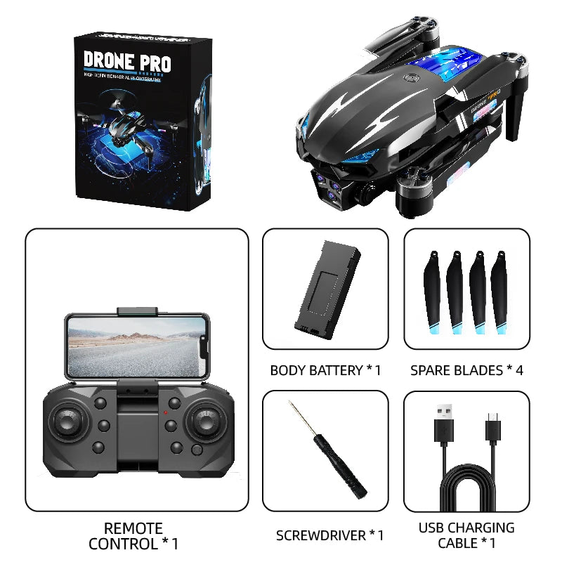 New K706 Drone Professional Dual Camera With 1080P WIFI FPV HD Aerial Photography Wide Angle