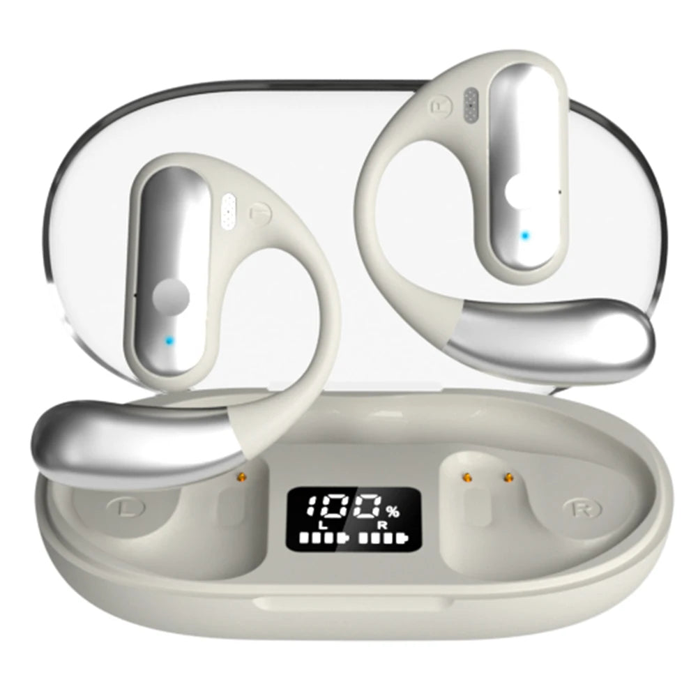 144 Languages AI Translator Earbuds Bluetooth-Compatible 5.3 Wireless Earphone Waterproof Translation Device for Running/Workout