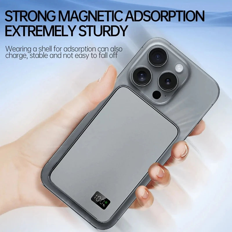 Xiaomi 50000mAh 3C Certification Thin Power Bank Ultra For MagSafe Magnetic Wireless Fast Charging Portable Battery Display