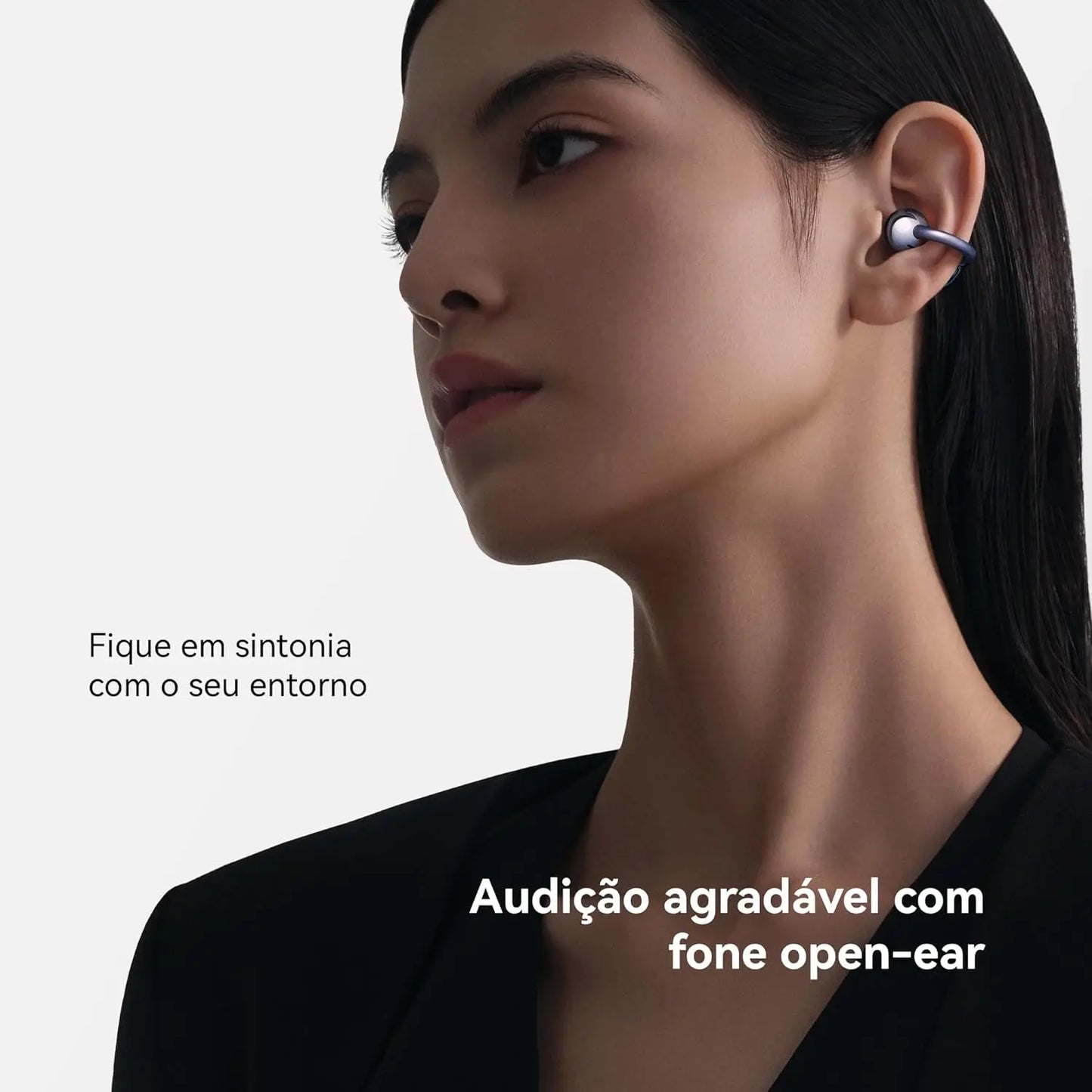 FreeClip Wireless Earbuds - Open Ear Bluetooth Earphones with Long Lasting Battery