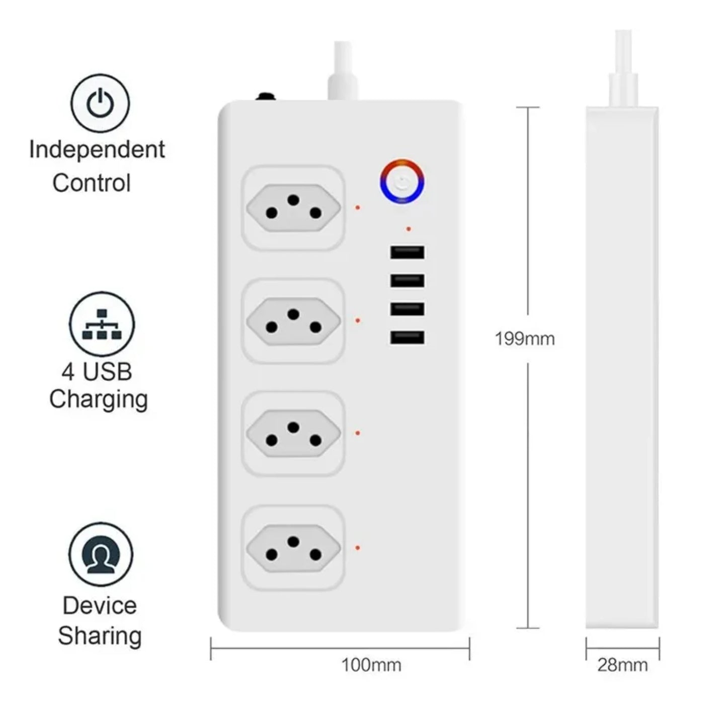 Ultimate Connectivity Power Plug with Alexa Voice Assistant & WiFi