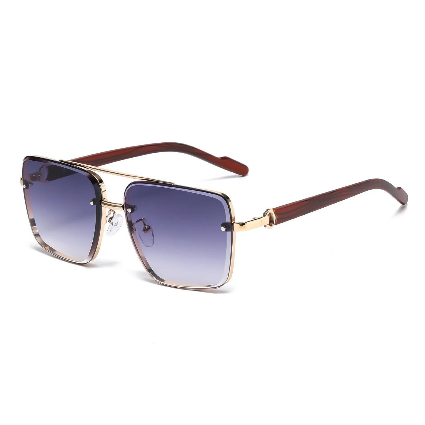 Wooden Sunglasses For Men 2025 Vintage Square Sunglasses Women Trendy