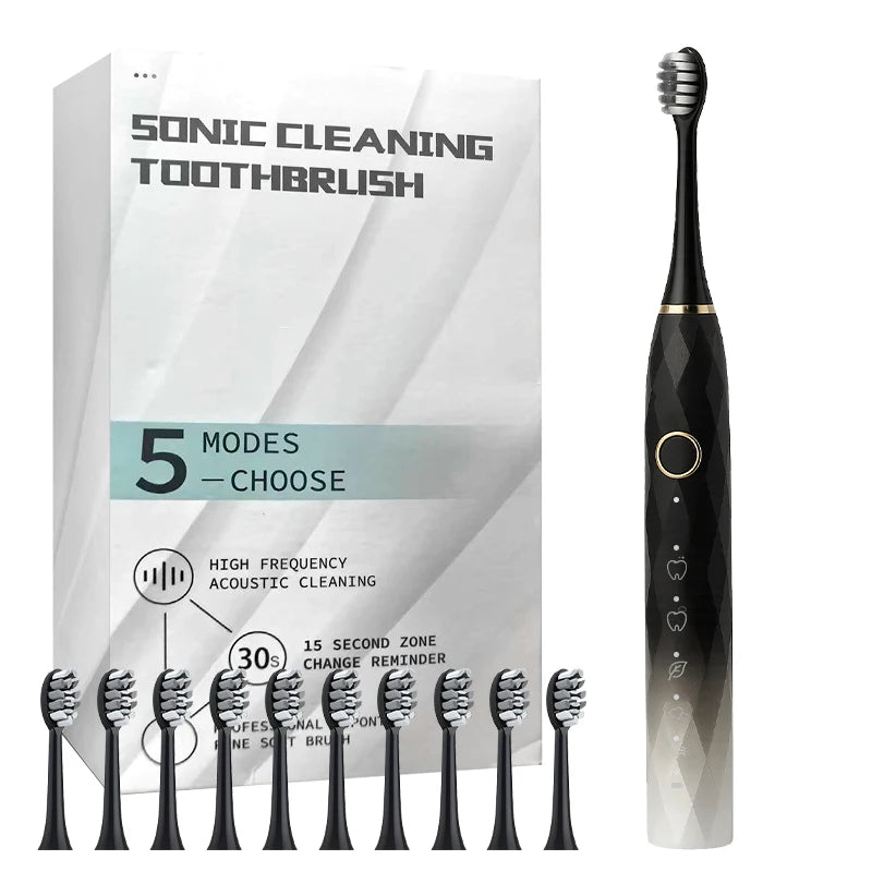 Electric Toothbrush Rotary Cleaning Teeth Brush Waterproof Electronic