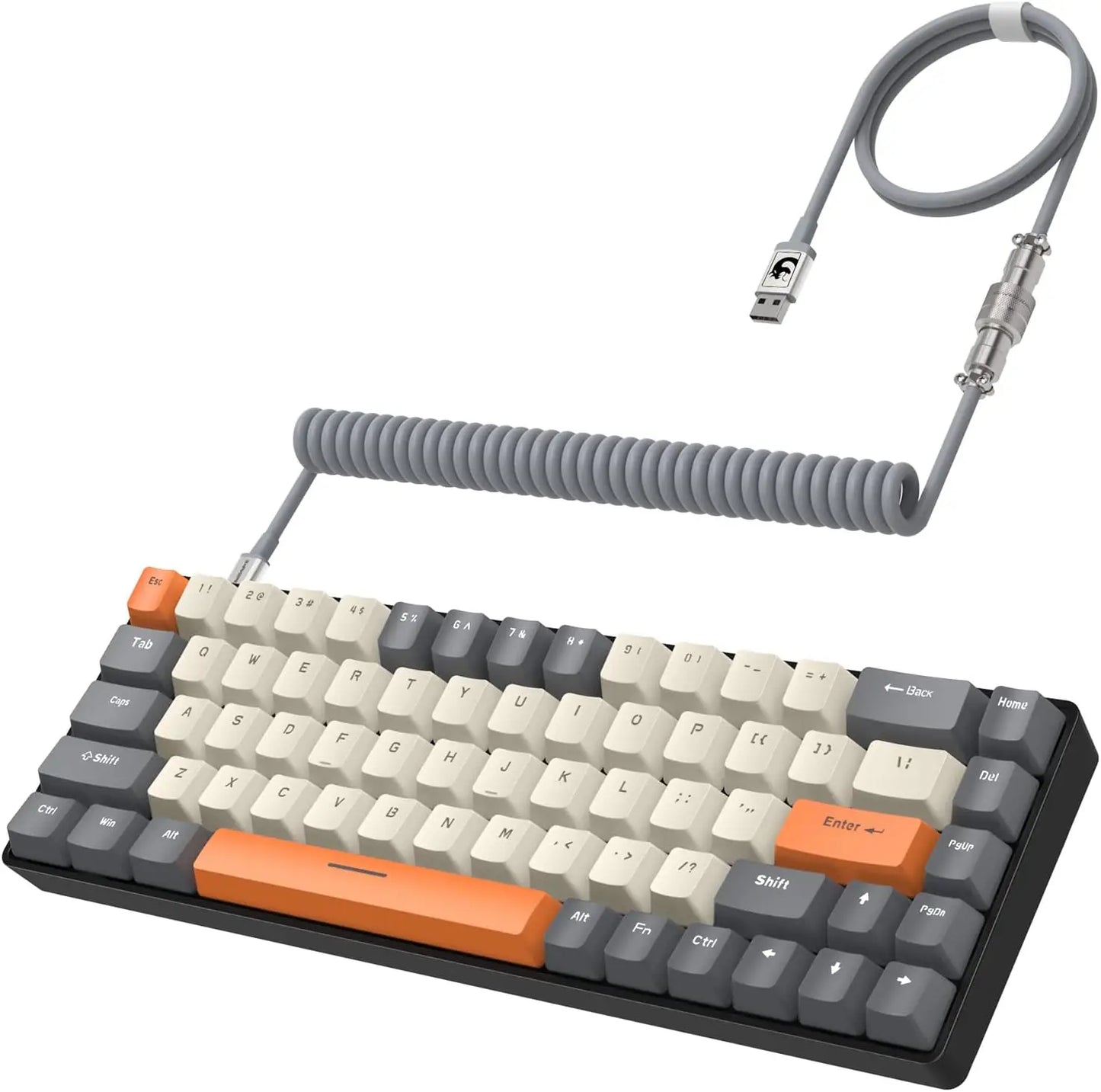 Wired 65% Mechanical Gaming Keyboard with RGB Backlit