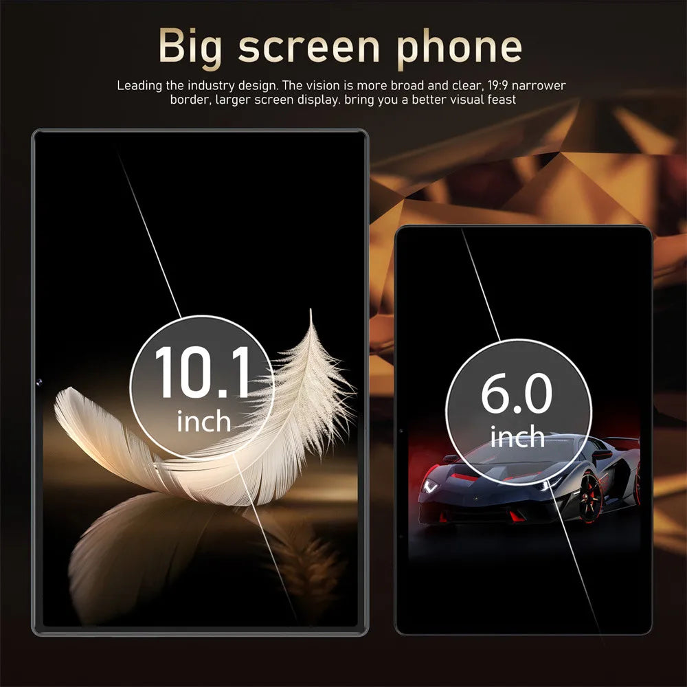 2025 Pad 16 Pro Tablet 10 inch Android Snapdragon 870 Dual SIM
