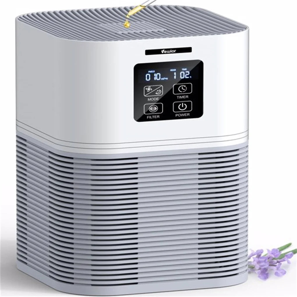 2 in 1 Air Purifier with H13 Filters for Home Allergies Pets Hair