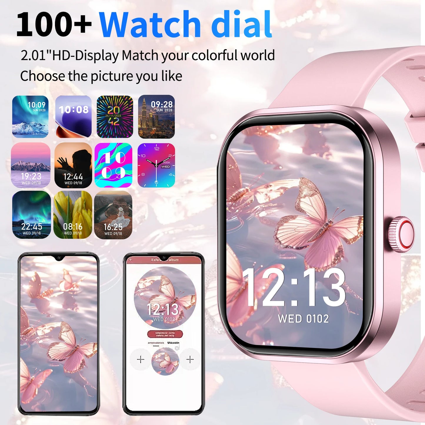 Multifunctional Smart Watch Men Women Bluetooth Connected