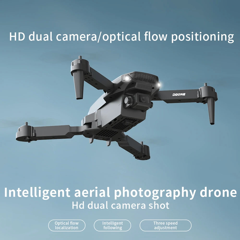 ro WIFI FPV Drone Wide Angle HD 4K Camera Height Hold RC Foldable