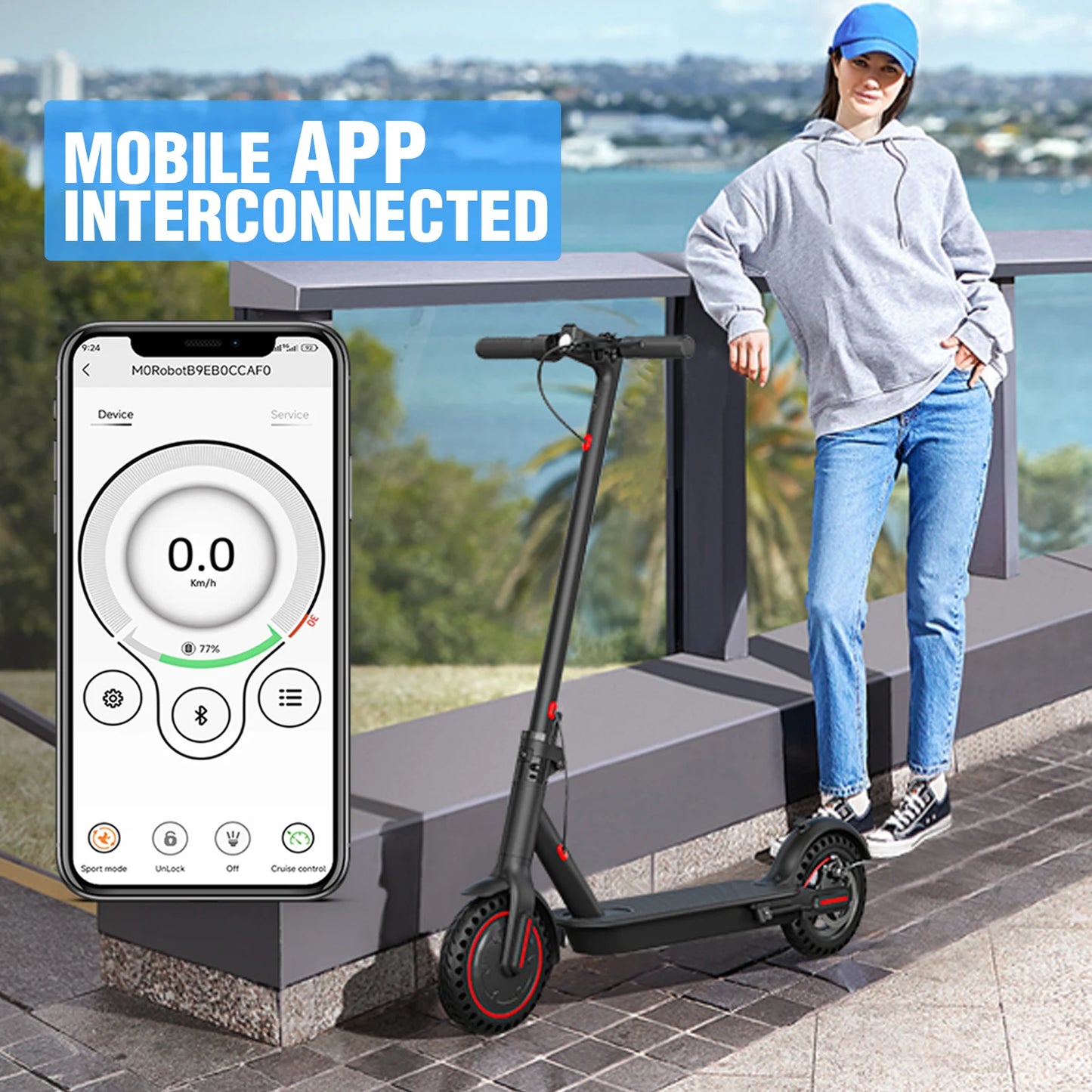 350W Foldable Electric Scooter for Adults Teens,Explosion