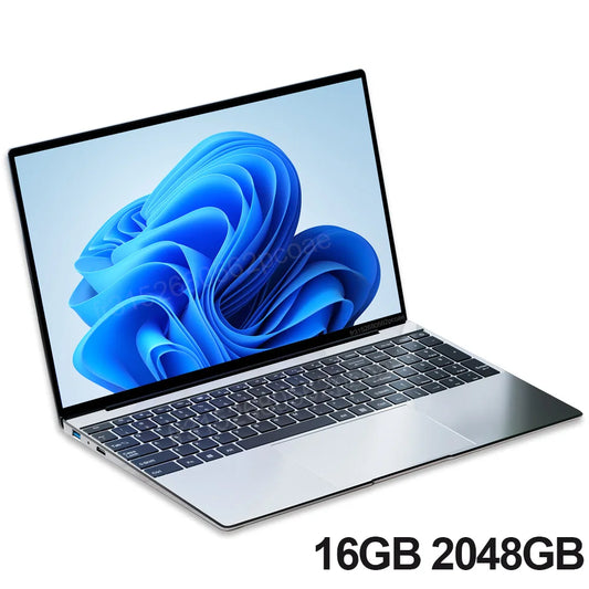 NEW 15.6" Ultra Slim Laptop 16GB RAM 2TB SSD Intel