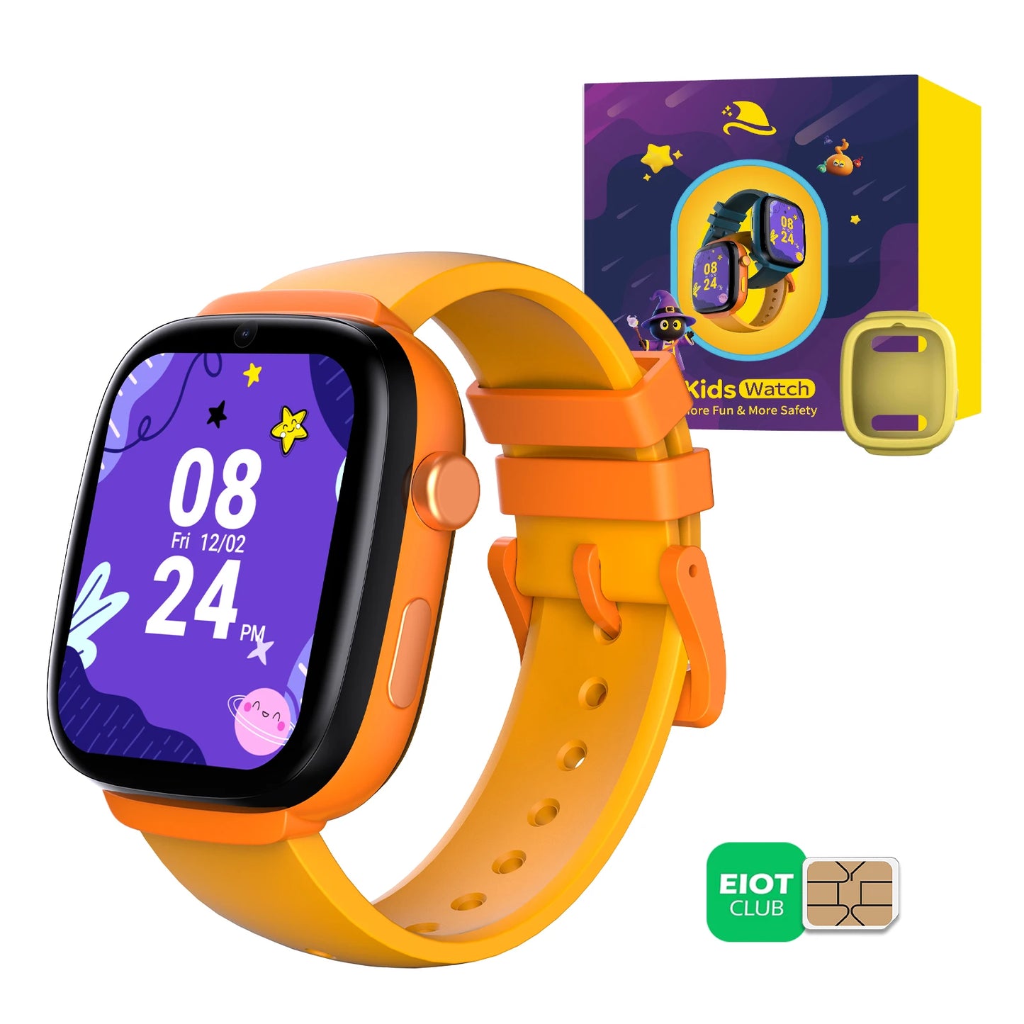 4G Kids Smart Watch with SIM Card GPS Tracker, Video Call,  Parental Control, Waterproof Gift for Boys and Girls