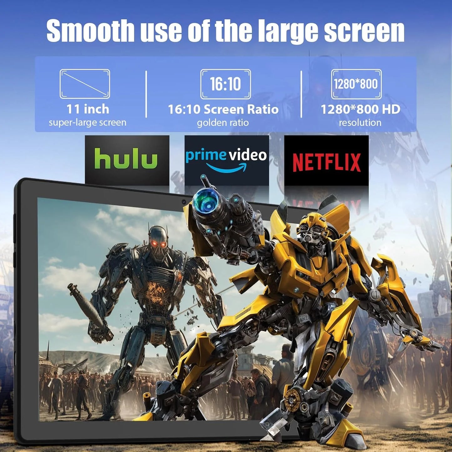 BESTSKI 11 inch Tablet Android 14GB RAM+64GB ROM