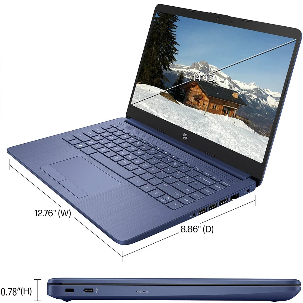HP Newest 14" Business Laptop,Ultral Light Laptop,Intel