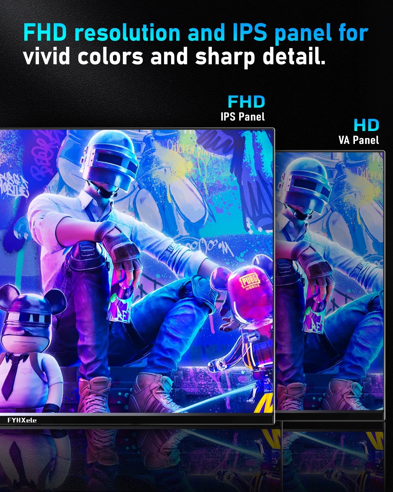 24Inch 180Hz Gaming Monitor 1K FHD Computer Display 1ms Response Time Eye Care Screen